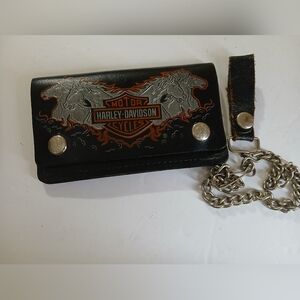 Harley-Davidson  Motorcycle Leather Chain Wallet